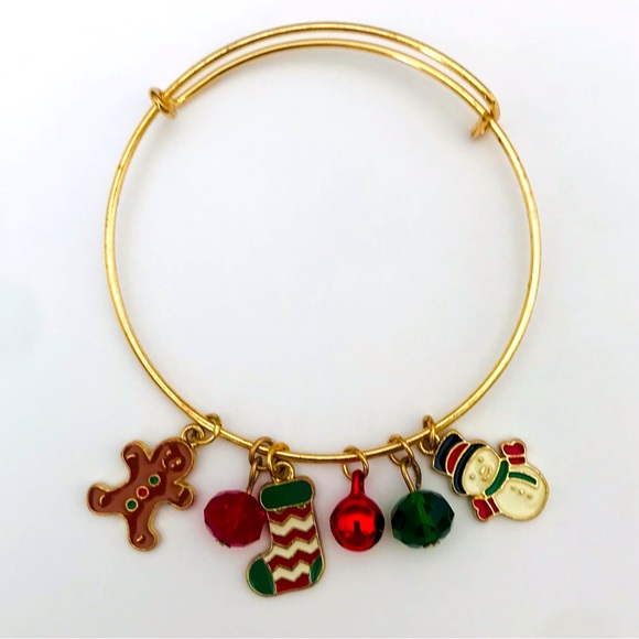Jewelry - Christmas Charm Bangle Bracelet